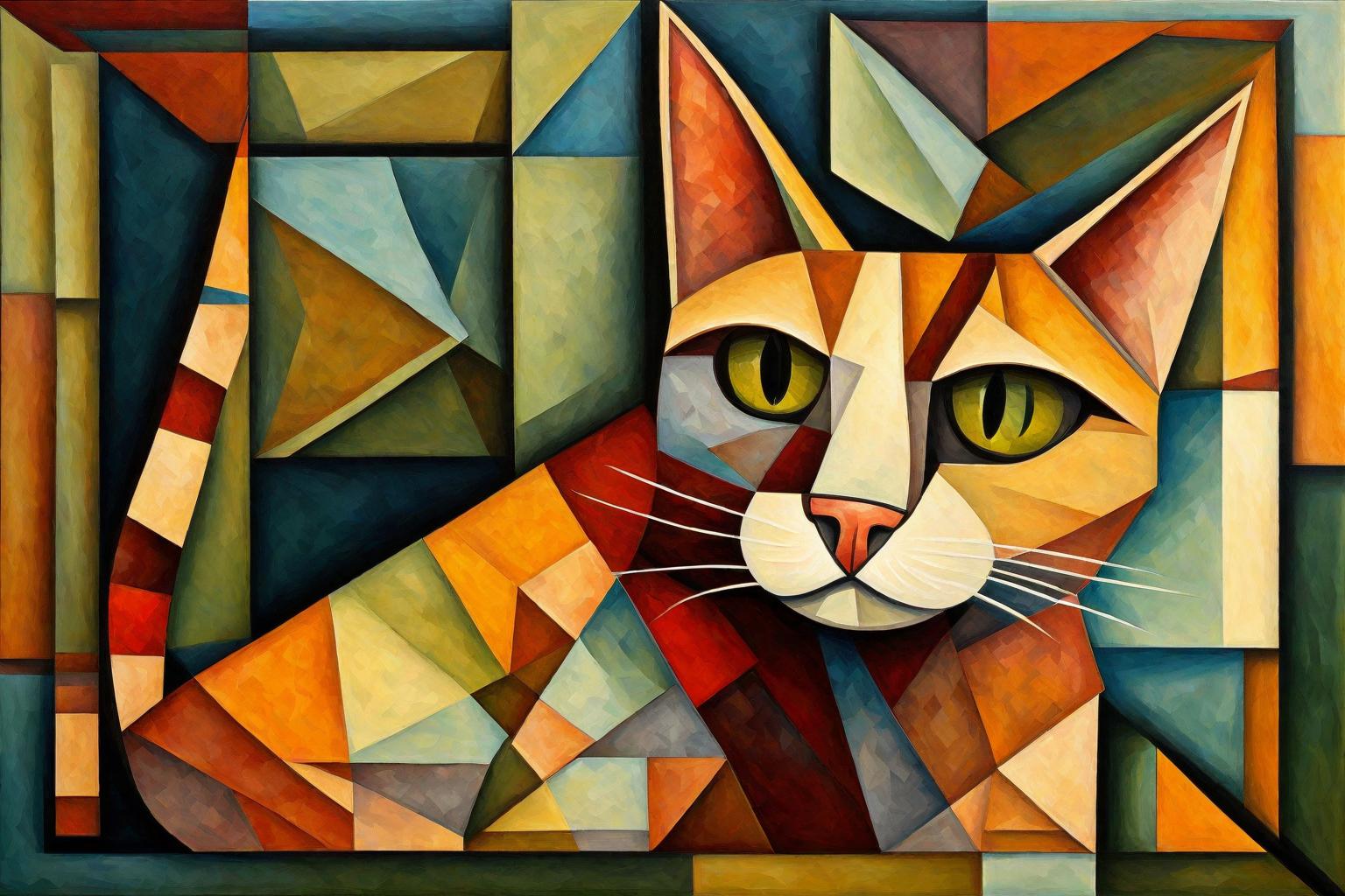 cubist cat